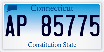 CT license plate AP85775