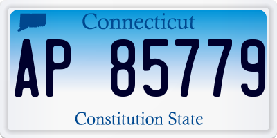 CT license plate AP85779