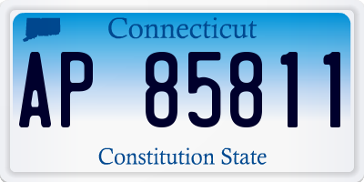 CT license plate AP85811