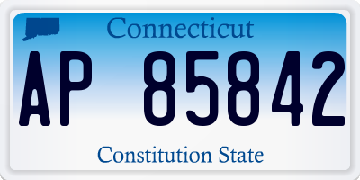 CT license plate AP85842