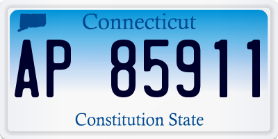 CT license plate AP85911
