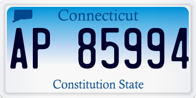 CT license plate AP85994