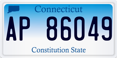 CT license plate AP86049