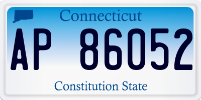 CT license plate AP86052