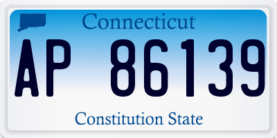 CT license plate AP86139