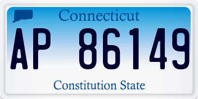 CT license plate AP86149