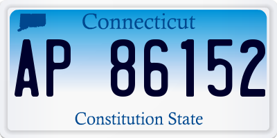 CT license plate AP86152