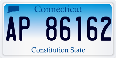 CT license plate AP86162