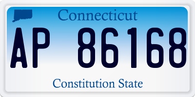 CT license plate AP86168