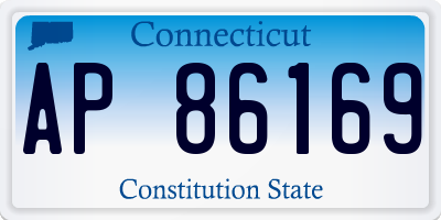 CT license plate AP86169