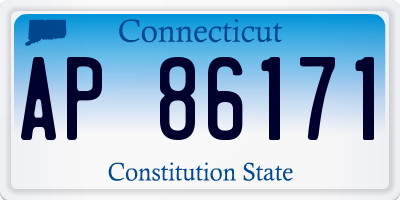 CT license plate AP86171