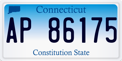 CT license plate AP86175