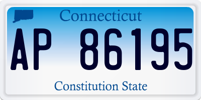 CT license plate AP86195