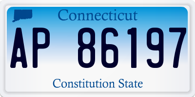 CT license plate AP86197