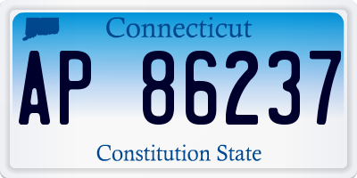 CT license plate AP86237