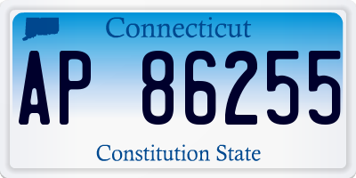 CT license plate AP86255