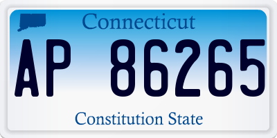 CT license plate AP86265