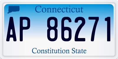 CT license plate AP86271