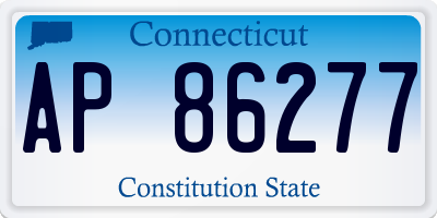 CT license plate AP86277