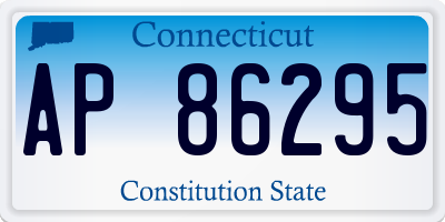 CT license plate AP86295