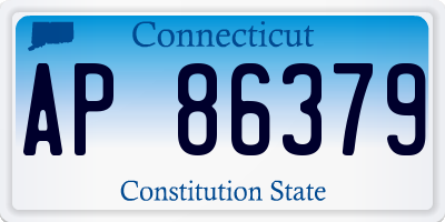 CT license plate AP86379