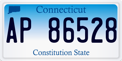 CT license plate AP86528