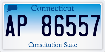 CT license plate AP86557