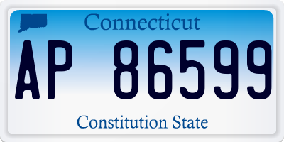 CT license plate AP86599