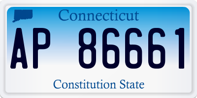 CT license plate AP86661