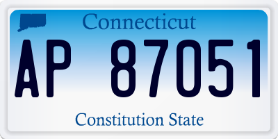 CT license plate AP87051