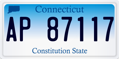 CT license plate AP87117