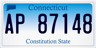 CT license plate AP87148