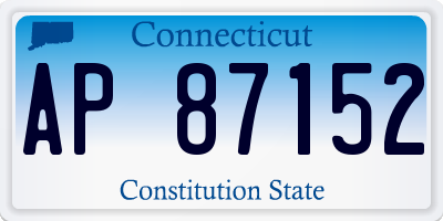 CT license plate AP87152