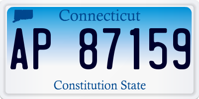 CT license plate AP87159