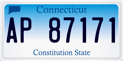 CT license plate AP87171