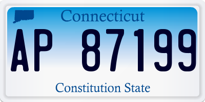 CT license plate AP87199