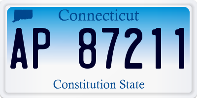 CT license plate AP87211