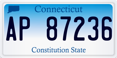 CT license plate AP87236