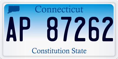 CT license plate AP87262