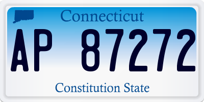 CT license plate AP87272