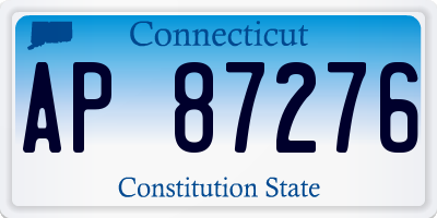 CT license plate AP87276