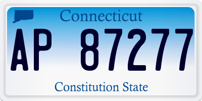CT license plate AP87277