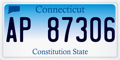 CT license plate AP87306