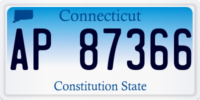 CT license plate AP87366