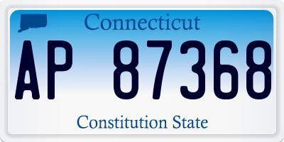 CT license plate AP87368