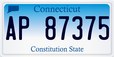 CT license plate AP87375