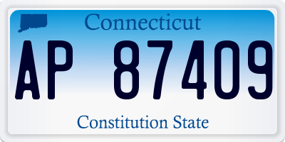 CT license plate AP87409
