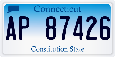 CT license plate AP87426