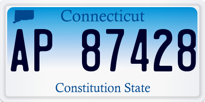 CT license plate AP87428