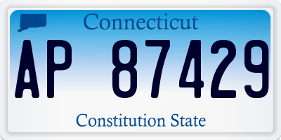 CT license plate AP87429